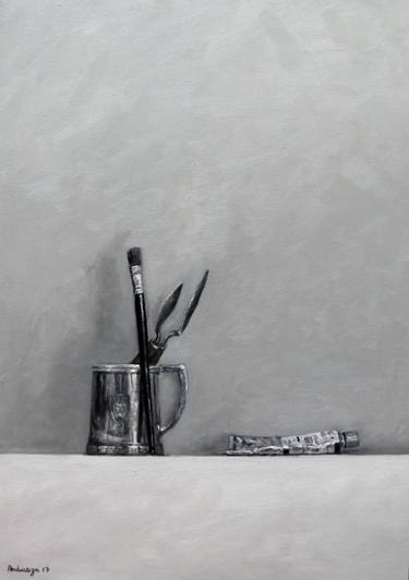 Original Realism Still Life Paintings by Rafael Andueza