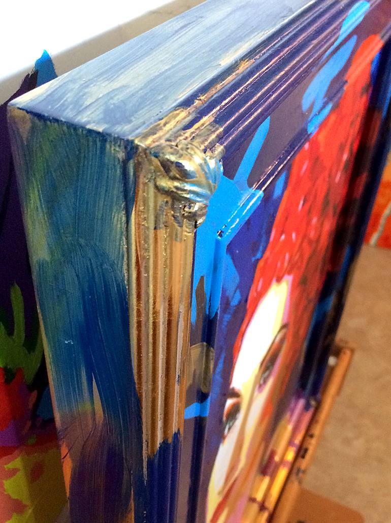 Original Impressionism Women Painting by Karen Chandler