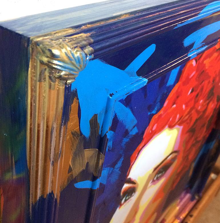 Original Impressionism Women Painting by Karen Chandler