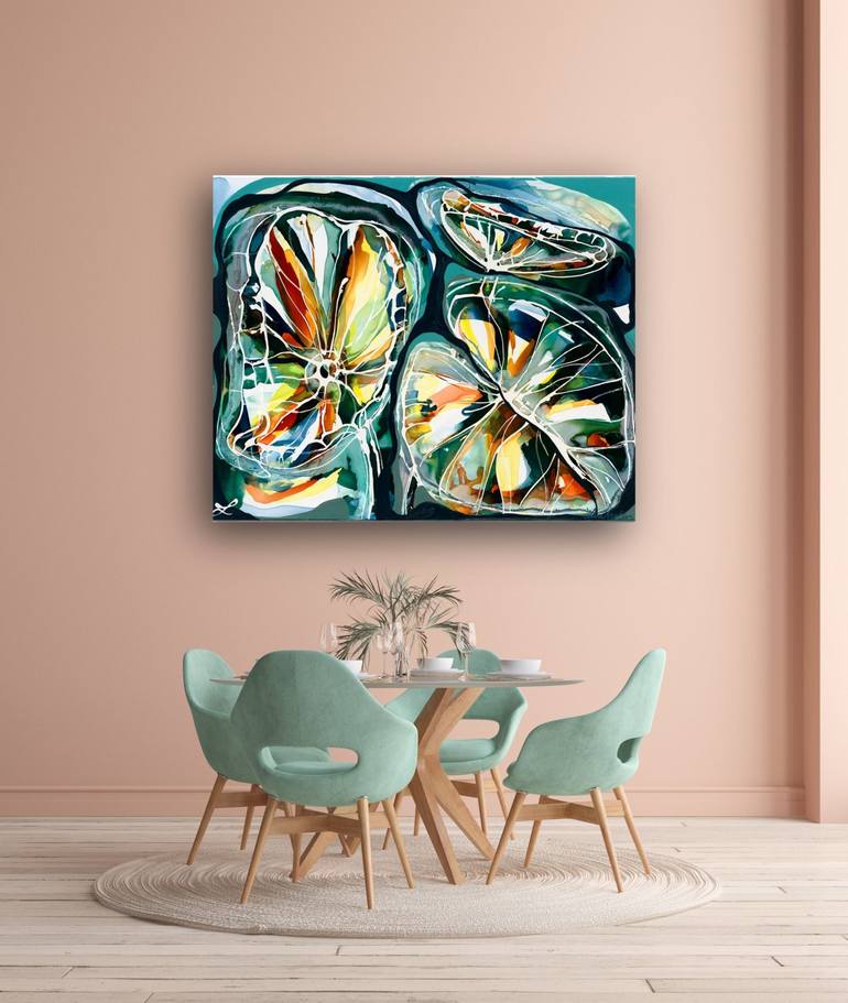 Original Abstract Painting by Lara Scolari