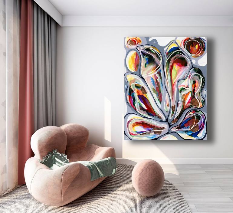 Original Abstract Painting by Lara Scolari