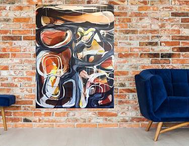 Original Abstract Paintings by Lara Scolari