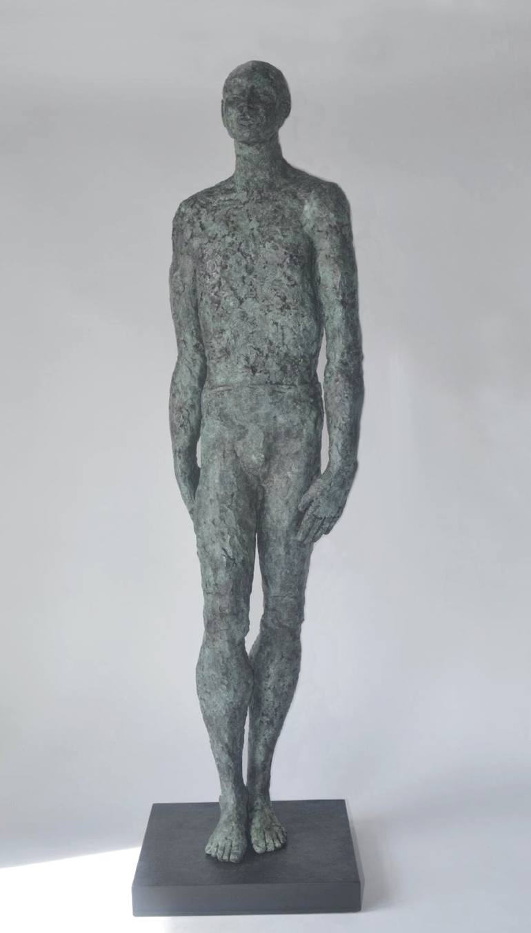Original Figurative Men Sculpture by Janis Ridley