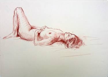 Original Nude Drawing by Eleanor Boorman