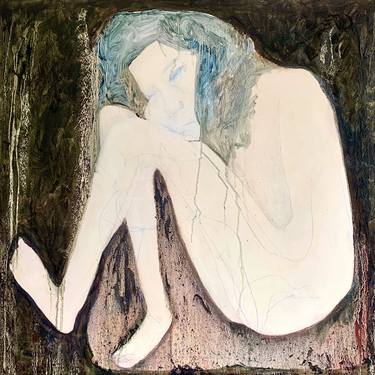 Original Abstract Expressionism Nude Paintings by Oksana Demidova