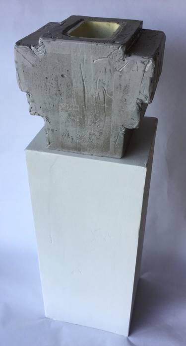 Original Minimalism Geometric Sculpture by Hugh Keating