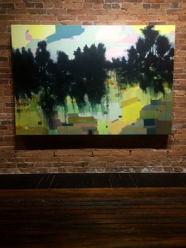 Original Abstract Landscape Painting by Clark Davidson