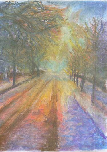 a winter road to success in the dawn thumb