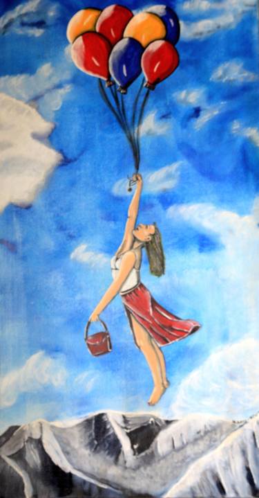 Original Art Deco Women Paintings by Mamu Art