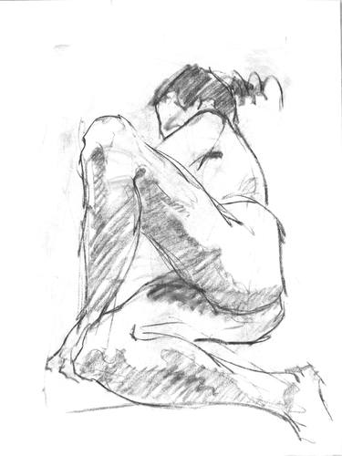 Print of Figurative Nude Drawings by JIM SMYTH