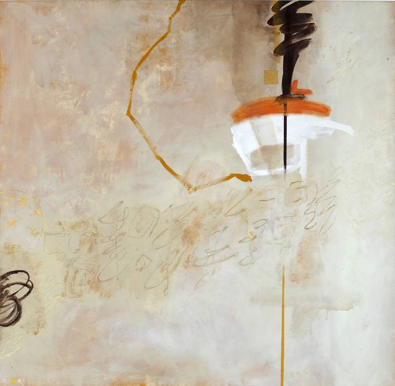 Original Abstract Expressionism Abstract Painting by Ula Von Hasel