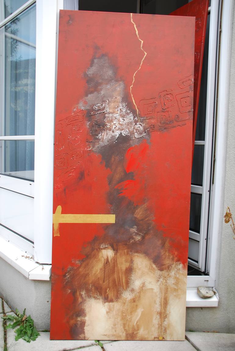 Original Abstract Painting by Ula von Hasel