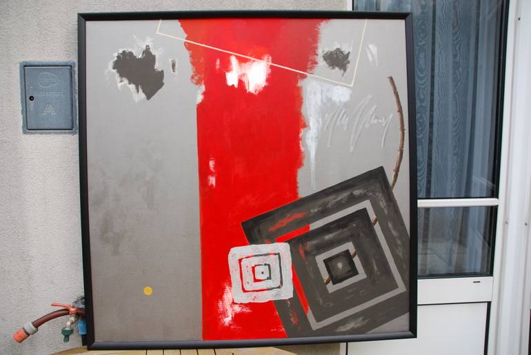 Original Abstract Painting by Ula Von Hasel