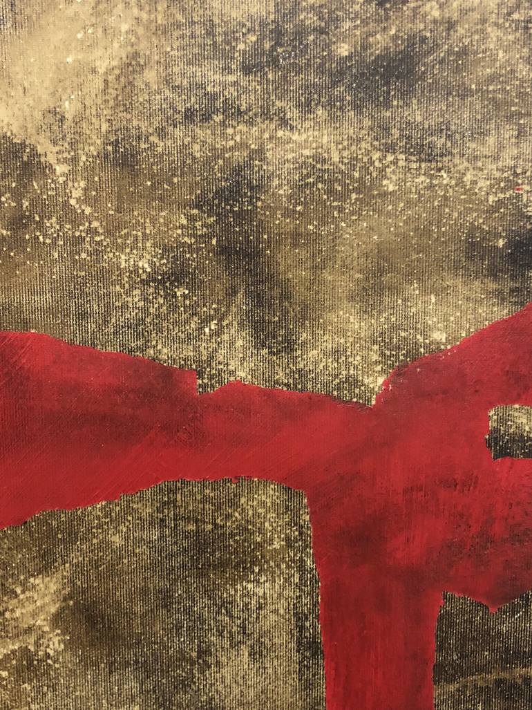 Original Abstract Expressionism Abstract Painting by Ula Von Hasel