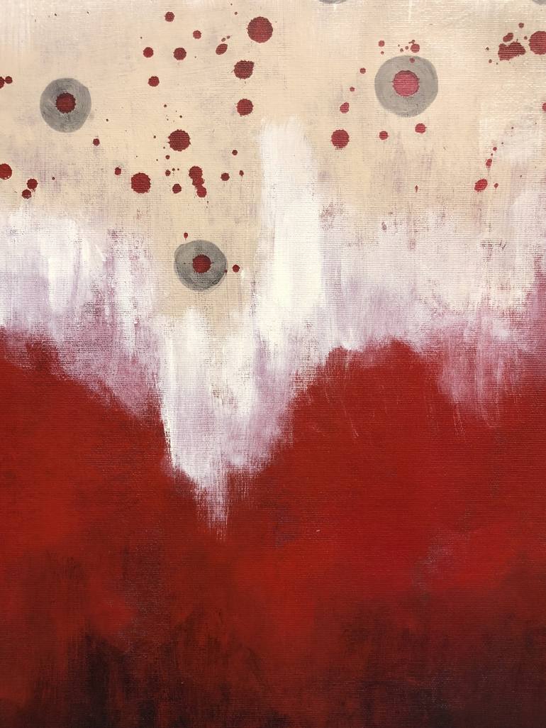 Original Fine Art Abstract Painting by Ula von Hasel