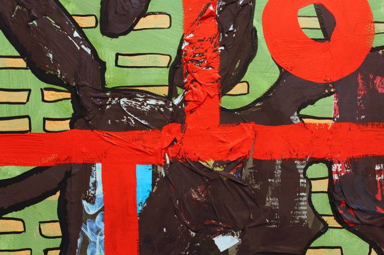 Original Abstract Expressionism Abstract Painting by Tatiana Leony