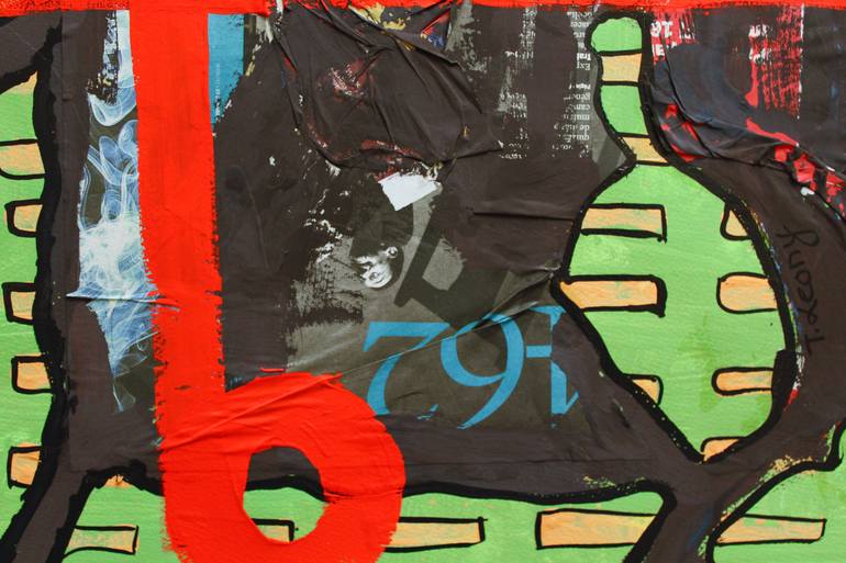 Original Abstract Expressionism Abstract Painting by Tatiana Leony