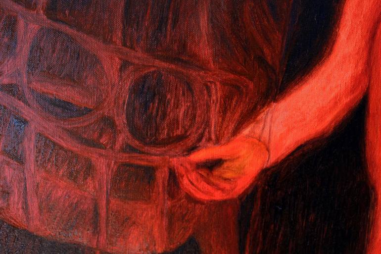 Original Figurative People Painting by Tatiana Leony