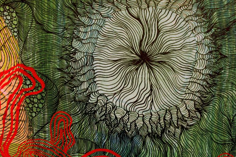 Original Surrealism Abstract Painting by Tatiana Leony