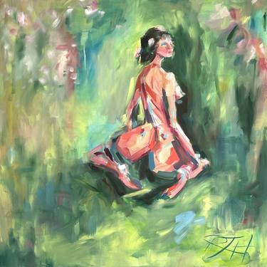 Original Impressionism Nude Paintings by Roberta J Heslop