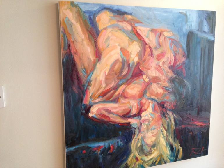 Original Erotic Painting by Roberta J Heslop