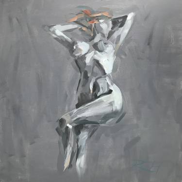Original Figurative Nude Paintings by Roberta J Heslop