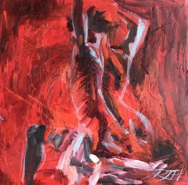 Original Figurative Erotic Paintings by Roberta J Heslop