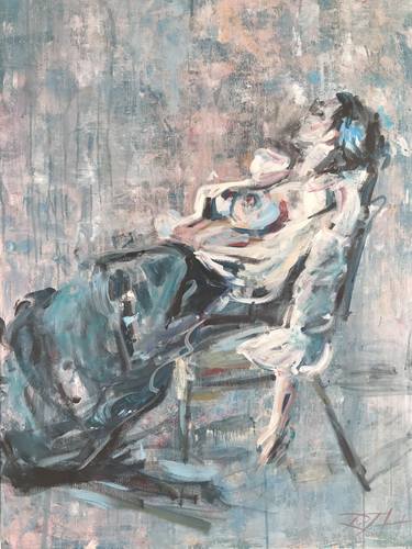 Print of Figurative Erotic Paintings by Roberta J Heslop