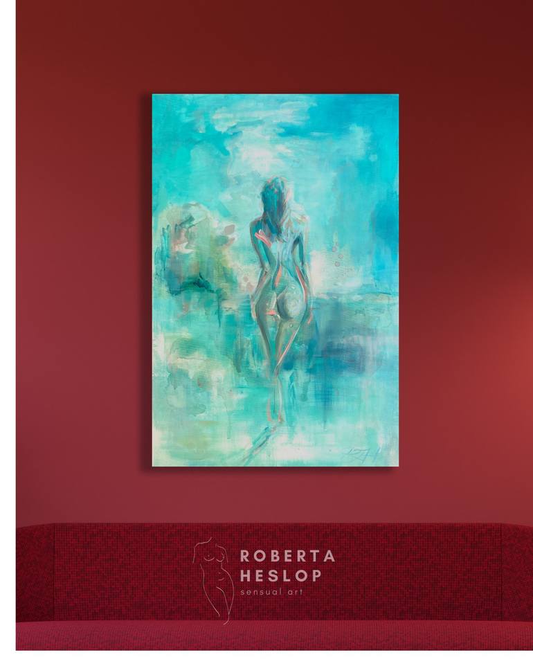 Original Figurative Women Painting by Roberta J Heslop