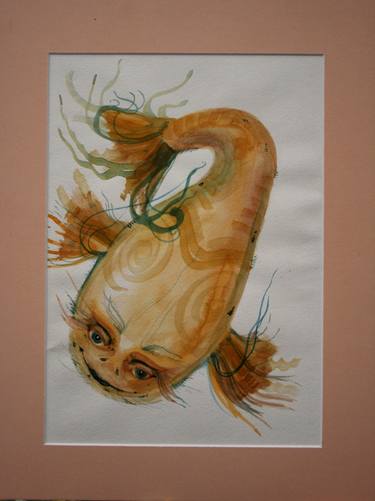 Original Fine Art Fish Paintings by Valeria Bayushkina