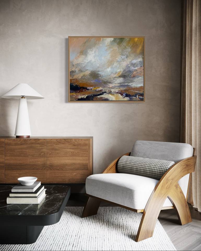Original Abstract Landscape Painting by Belinda Reynell