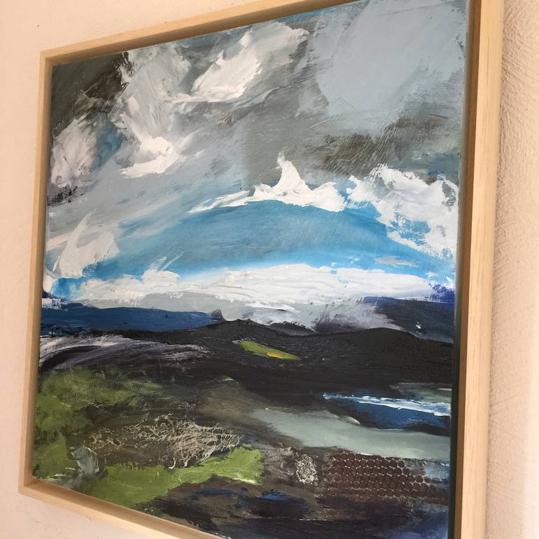 Original Abstract Landscape Painting by Belinda Reynell