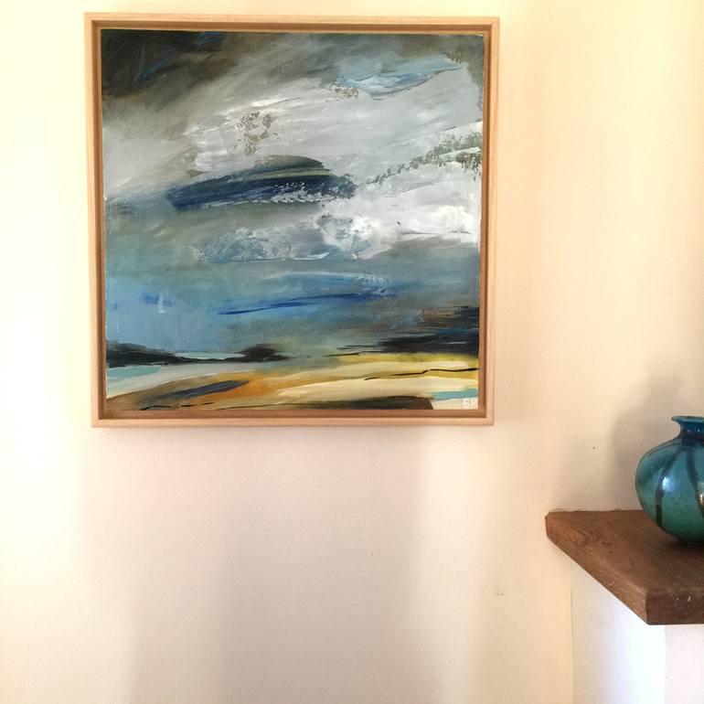 Original Abstract Seascape Painting by Belinda Reynell