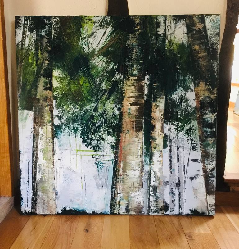 Original Abstract Tree Painting by Belinda Reynell