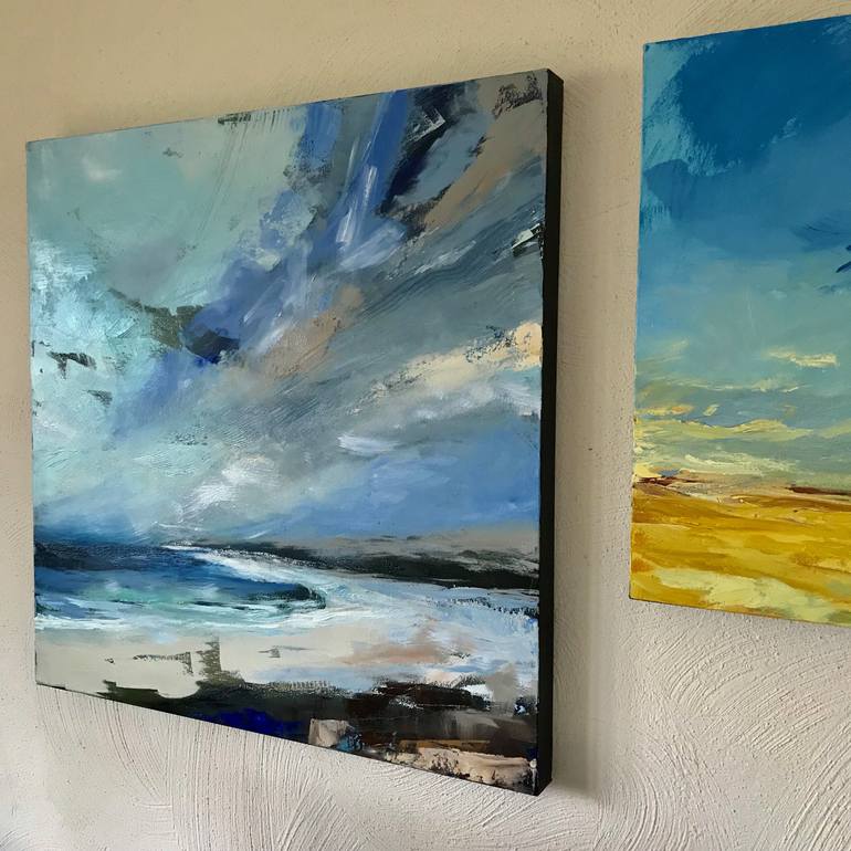 Original Abstract Seascape Painting by Belinda Reynell