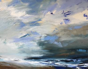 Original Abstract Seascape Paintings by Belinda Reynell