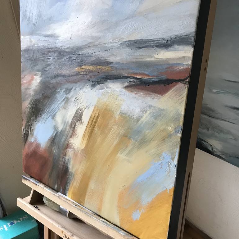 Original Abstract Landscape Painting by Belinda Reynell