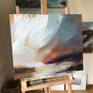 Artwork on easel