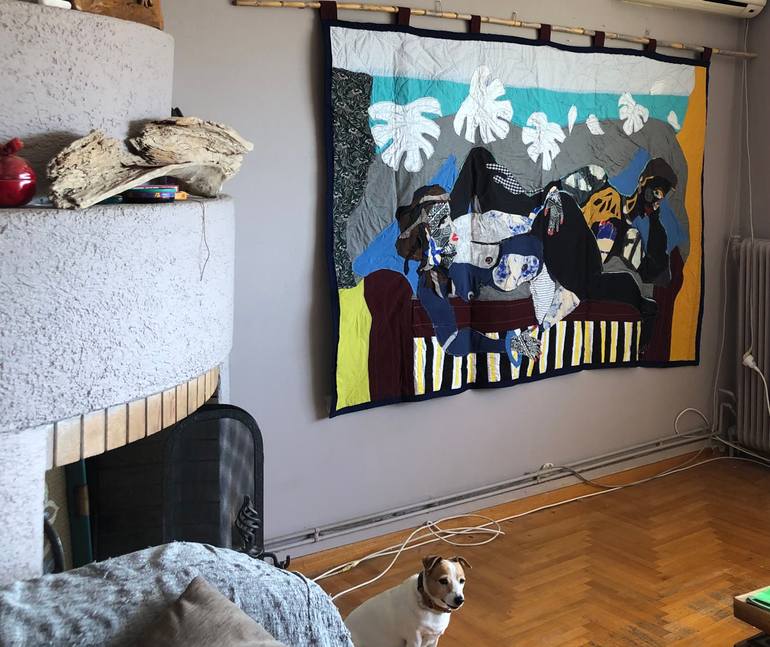 Original Abstract Erotic Collage by Ermioni Tsanou