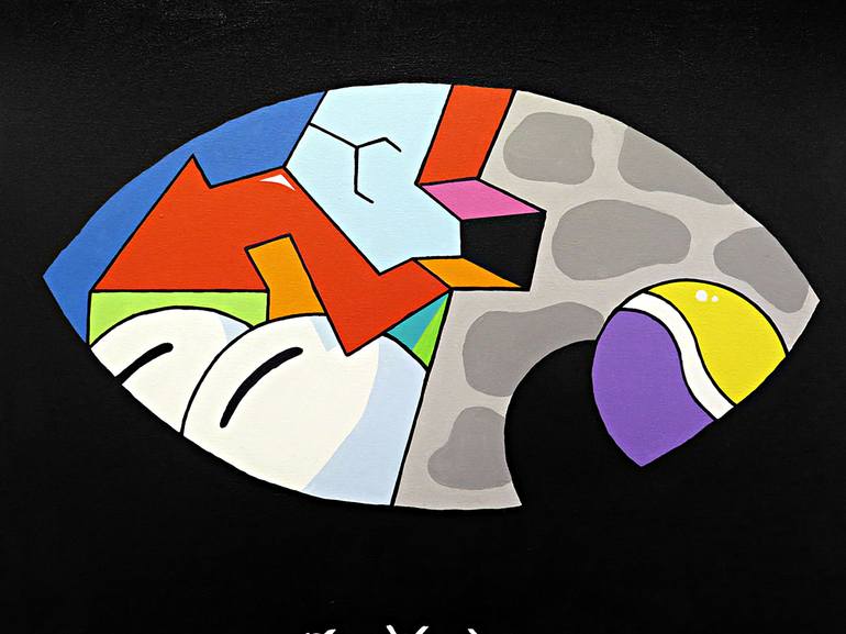 Original Illustration Abstract Painting by Darren John