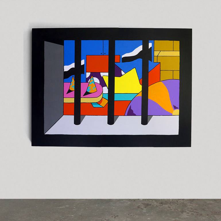 Original Illustration Abstract Painting by Darren John