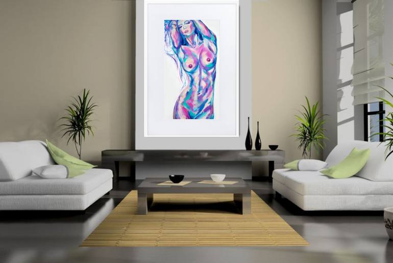 Original Modern Nude Painting by Jason Sauve