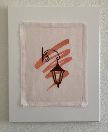 Rusty Lantern - Hand Embroidered thumb