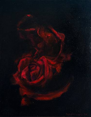 Original Abstract Expressionism Botanic Painting by Billy Shannon