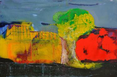 Print of Expressionism Landscape Paintings by Kateryna Hai