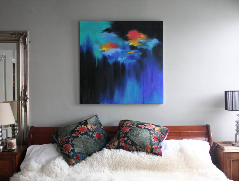 Original Abstract Expressionism Abstract Painting by Abigail Bowen