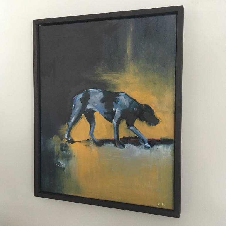 Original Dogs Painting by Abigail Bowen