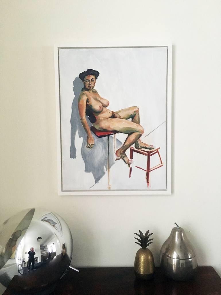 Original Figurative Nude Painting by Abigail Bowen