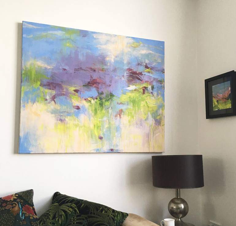 Original Abstract Expressionism Abstract Painting by Abigail Bowen