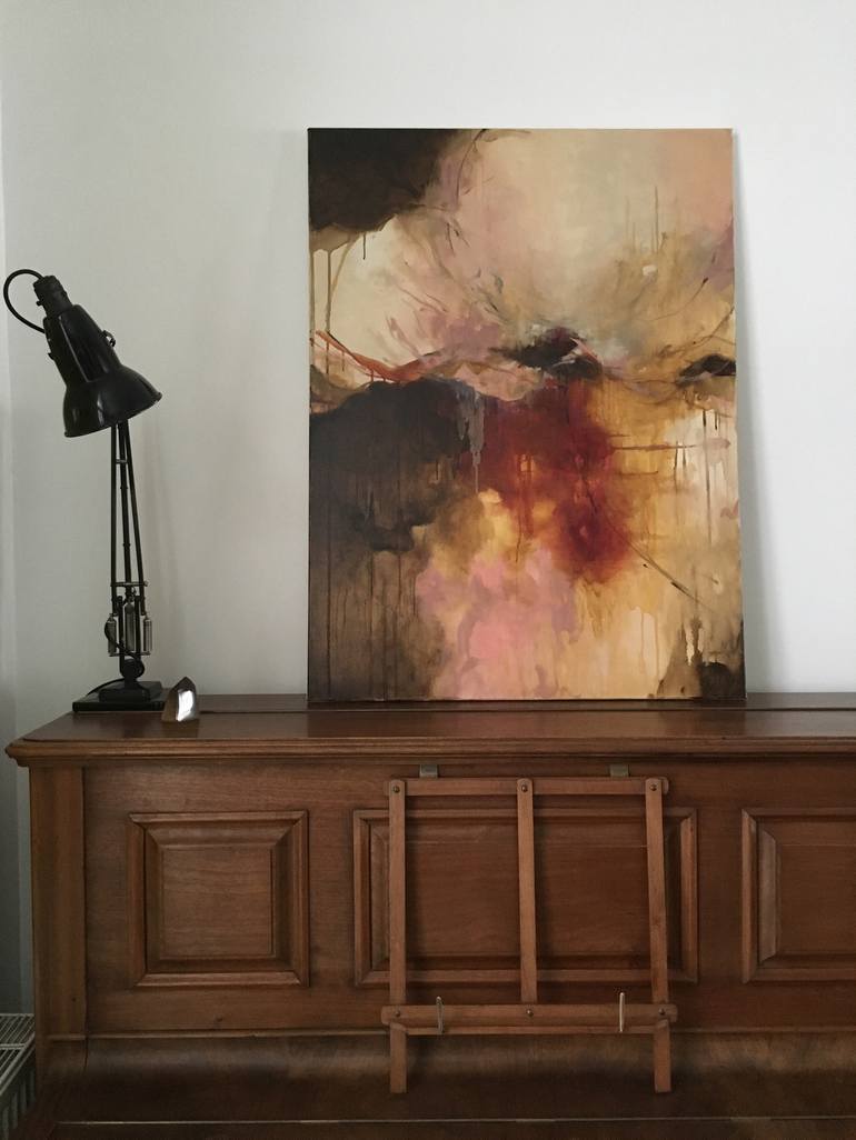 Original Abstract Botanic Painting by Abigail Bowen